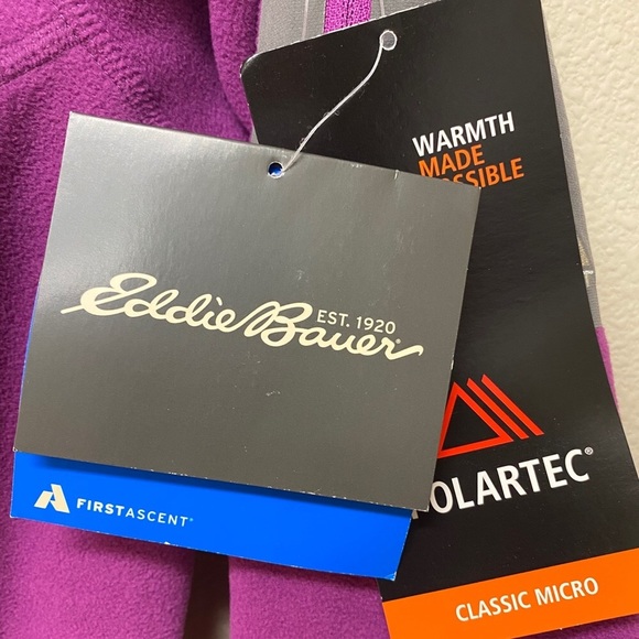 BNWT Eddie Bauer Polartec Half Zip Fleece SM - Picture 6 of 6